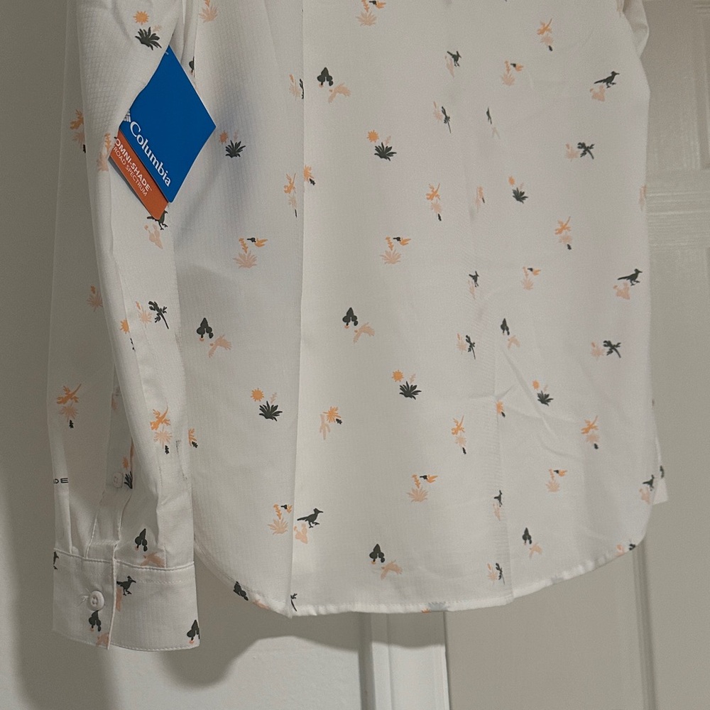 NWT Columbia Womens Silver Ridge Omni-Shield patterned Shirt - Picture 6 of 8